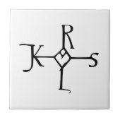 シャルルマーニュのモノグラム タイル (正面)