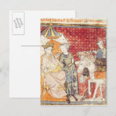 シャルルマーニュへの別離の場面（ローランドの別離） ポストカード (正面/裏面)