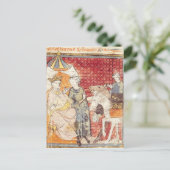 シャルルマーニュへの別離の場面（ローランドの別離） ポストカード (スタンド正面)