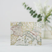 シャルルマーニュ帝国地図 ポストカード (スタンド正面)