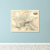 シャルルマーニュ帝国 キャンバスプリント (インサイチュ (ウッドフロア))