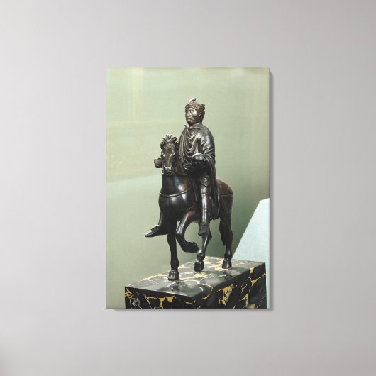シャルルマーニュ騎士像 キャンバスプリント (正面)