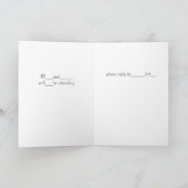 シャルルマーニュ エキノプシス 開花 RSVP 招待状 (内部)