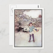 シャルルロビンソン – ヴィンテージ遊ボーイズバドミントン ポストカード (正面/裏面)