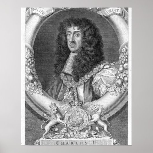 シャルル二世(1630年~85年)イギリスとイレ素晴らしの王 ポスター (正面)
