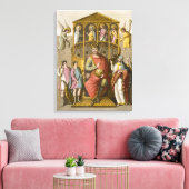 シャルル二世(823-77)はげ草版の写本の後に キャンバスプリント (インサイチュ (リビング))