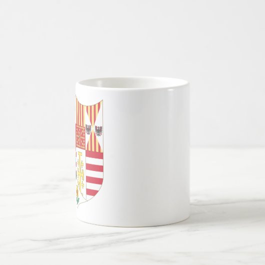 シャルル5世神聖ローマ皇帝コーヒーマグの武器 コーヒーマグカップ (中央)