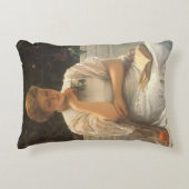 シャルル・エドワード・ペルジーニの『オレンジ園にて』 アクセントクッション (正面)