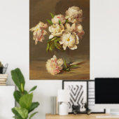 シャルル・エーサン・ポーター「花瓶の芍薬」 ポスター (ホームオフィス)
