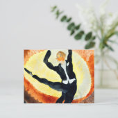 シャルル・デマスによる男性の曲芸ダンサー ポストカード (スタンド正面)