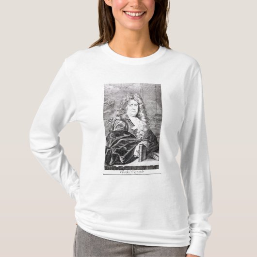 シャルル・ペローのポートレート Tシャツ (正面)