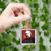 シャルル・ボードレール「A Book Is」ウィズダム引用文ギフト キーホルダー (手)