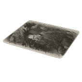 シャルル・ボードレール(by Georges Rochegrosse) カッティングボード (角)