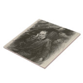 シャルル・ボードレール(by Georges Rochegrosse) タイル (側面)