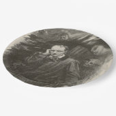 シャルル・ボードレール(by Georges Rochegrosse) ペーパープレート (アングル)