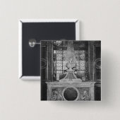 シャルル・ルブランおよび彼の妻の墓 缶バッジ (正面&裏面)