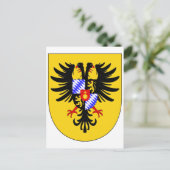 シャルルVIIアームズ帝国コート神聖ローマ皇帝 ポストカード (スタンド正面)