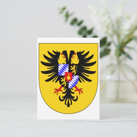 シャルルVIIアームズ帝国コート神聖ローマ皇帝 ポストカード (スタンド正面)