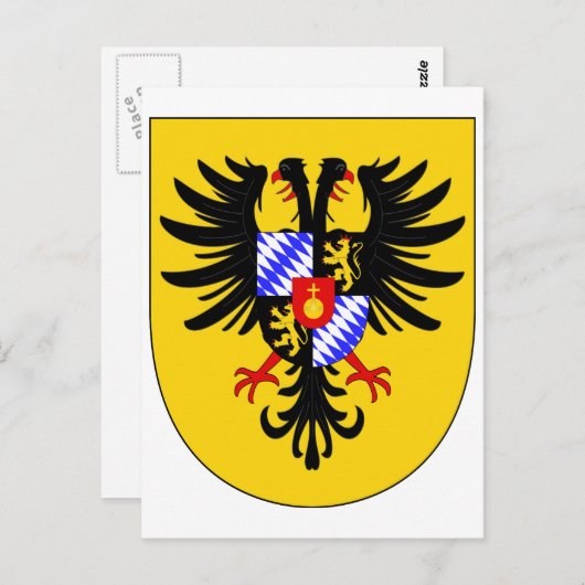 シャルルVIIアームズ帝国コート神聖ローマ皇帝 ポストカード (正面/裏面)