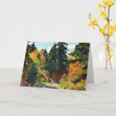 シャルレヴォワ·イン·ザ·ウッズ カード (黄色い花)