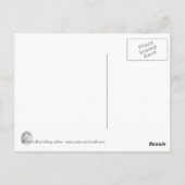 シャルレー牛が通る道路 ポストカード (裏面)