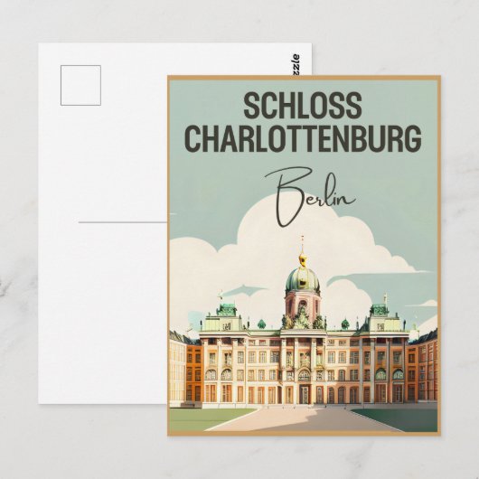 シャルロッテンブルク宮殿 - Charlottenburg Palace ポストカード (正面/裏面)