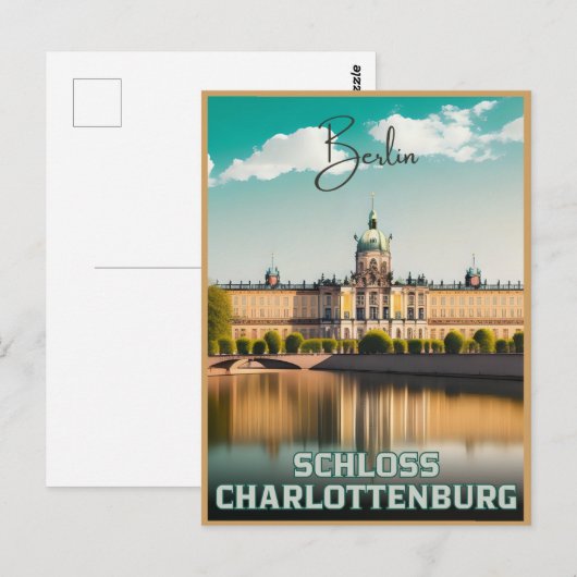 シャルロッテンブルク宮殿 - Charlottenburg Palace ポストカード (正面/裏面)