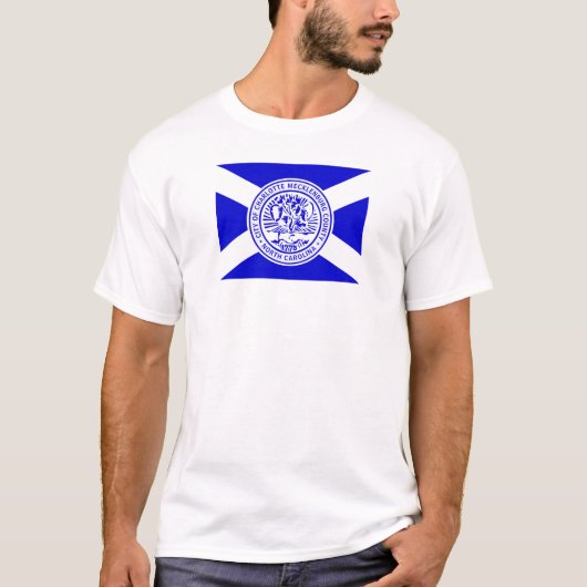 シャルロット市旗 Tシャツ (正面)