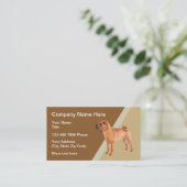 シャル中国のペイドッグテーマ 名刺 (スタンド正面)