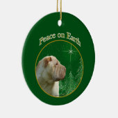 シャル中国のペイ平和 セラミックオーナメント (右)