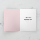 シャル中国のペイ誕生日ユーモア カード (内部)