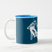 シャレッド ブレバード ノースカロライナ マウンテンバイク ツートーンマグカップ (左)