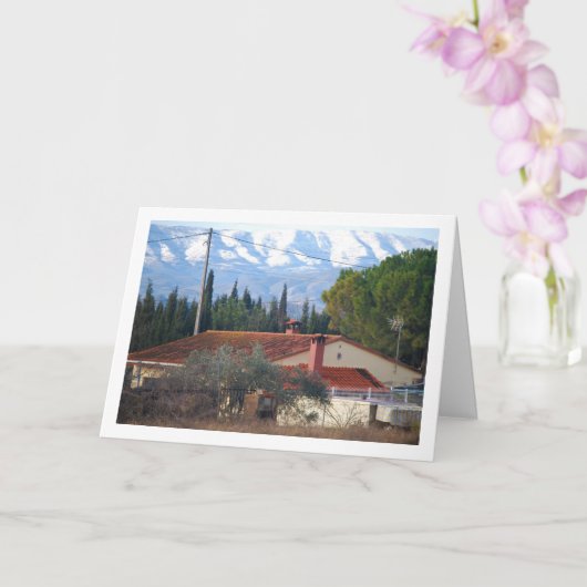 シャレースペインのとスノーウィー山脈 カード (蘭)