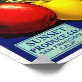 シャレーブランドリンズサンセットプロデュース ポスター (角)