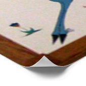 シャレーポップ・アートのホースムラル ポスター (角)