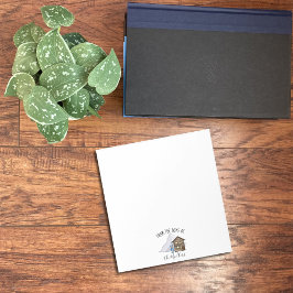 シャレー、マウンテンとスキファミリーパーソナライズされたズ ノートパッド