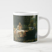 シャロットのレディーオンボートbyジョン・ウィリアム・ウォーターハウス ジャンボコーヒーマグカップ (右)