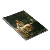 シャロットのレディーオンボートbyジョン・ウィリアム・ウォーターハウス ノートブック (右側)