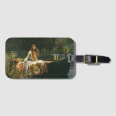 シャロットのレディーオンボートbyジョン・ウィリアム・ウォーターハウス ラゲッジタグ (正面横)