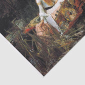 シャロットの女性が切り離す 薄葉紙 (詳細)