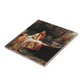 シャロットの女性が1888バイジョンウォーターハウス タイル (側面)