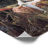 シャロットの女性1888 ポスター (角)