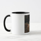 シャロットの女性:ケルト語の幽霊物語 マグカップ (左)