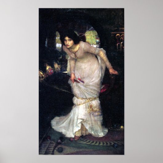 シャロットの女性～1894～ポスター ポスター (正面)
