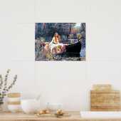 シャロットの婦人、アールヌーボー絵画の ポスター (キッチン)