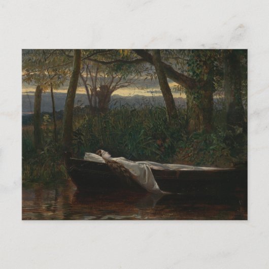 シャロットの婦人 | ウォルタークレーン ポストカード (正面)