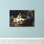 シャロットの婦人 キャンバスプリント (インサイチュ (ウッドフロア))