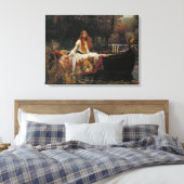 シャロットの婦人、ジョン・ウィリアム・ウォーターハウス キャンバスプリント (インサイチュ (寝室))