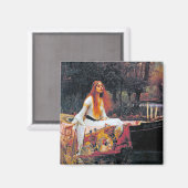 シャロットの婦人、ジョン・ウィリアム・ウォーターハウス マグネット (正面/裏面)