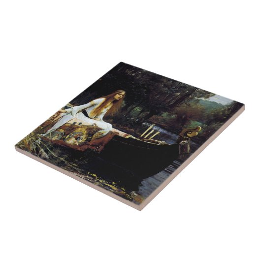 シャロットの婦人 タイル (側面)